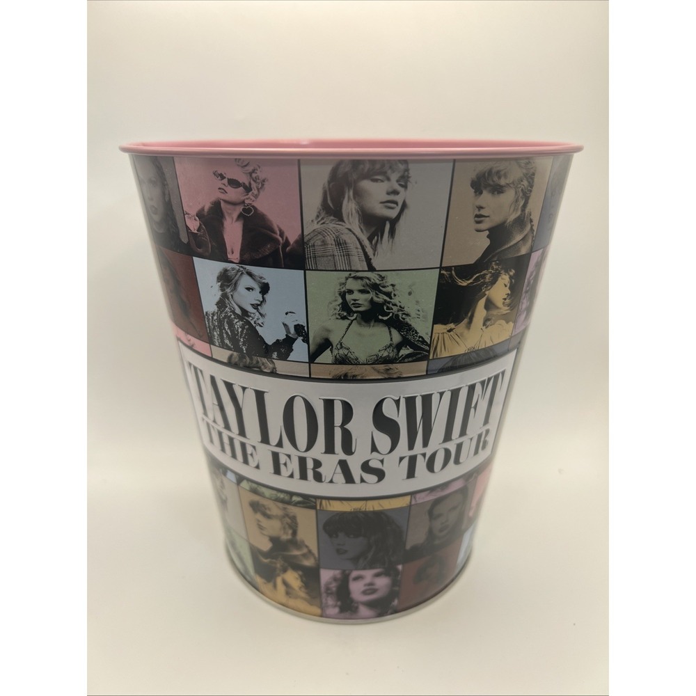 Taylor Swift The Eras Tour Movie Popcorn Bucket Pink Tin